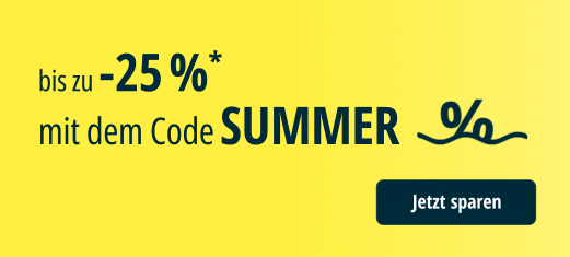bis zu -25 %* mit dem Code SUMMER